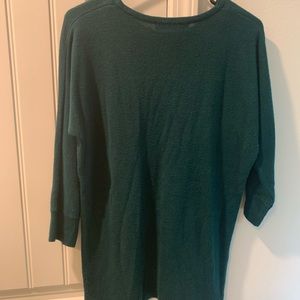 Teal mid sleeve sweater from XXI